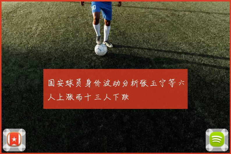 国安球员身价波动分析张玉宁等六人上涨而十三人下跌